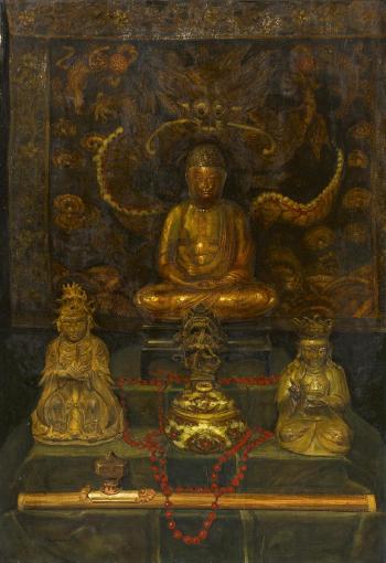 Buddhist Altar by 
																			Klaus Clausmeyer