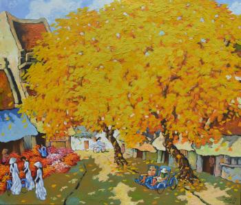 Street in Gold by 
																	 Duong Ngoc Son