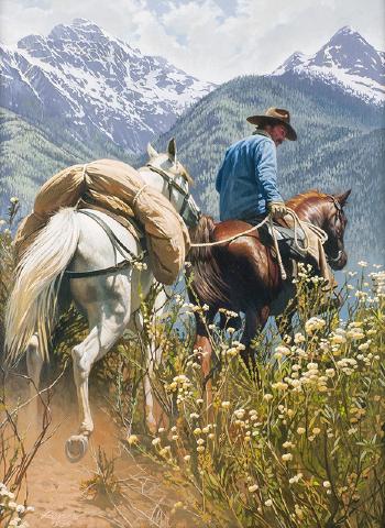 Heading for the High Country by 
																	Chuck Ren