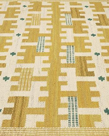 Gift Forsberg, Carpet. 'Gulbroka' by 
																			Ann Mari Lindbom