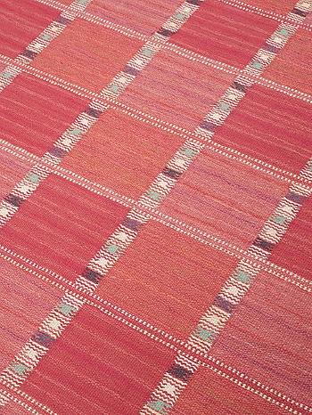 A Carpet, 'Falurutan, Röd' by 
																			Barbro Nilsson