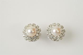 A Pair of Earrings by 
																	 Juwelier Wilm