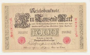 1000 Mark Reichsbanknote by 
																	Robert Kusmirowski