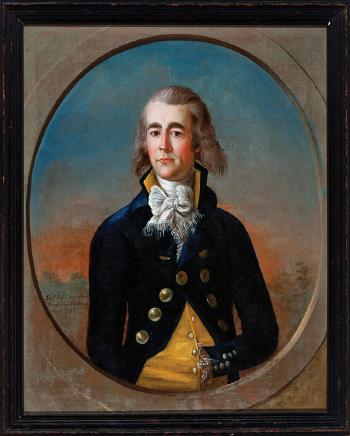 Portrait of Daniel William Coxe (1769-1852) by 
																			Jose Francisco Salazar y Mendoza