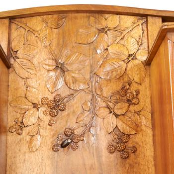 Fine Art Nouveau Cabinet by 
																			Henri Rapin