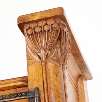 Fine Art Nouveau Cabinet by 
																			Henri Rapin