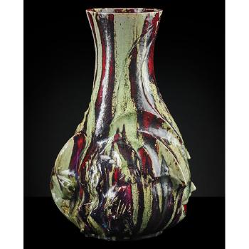Symbolist Vase by 
																			Alphonse Voisin-Delacroix