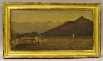 Morning, Lake Como by 
																	D Jerome Elwell