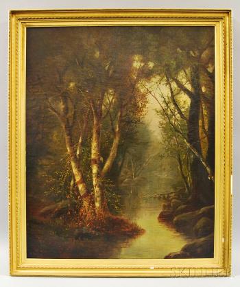 Wooded Landscape by 
																	William Ongley