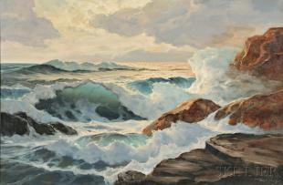 Crashing Waves by 
																	William Columbus Ehrig