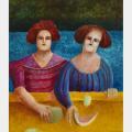 Two Women by 
																			Louis de Niverville