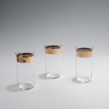 Three water tumblers from the 'Wertheim' set by 
																	 Poschinger Glasmanufaktur