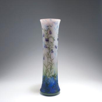 Tall 'Campanules' Intercalaire vase by 
																			Henri Berge