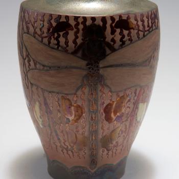 'Dragonfly' vase by 
																			 BACS