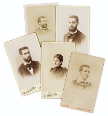 Famille Proust: Marcel, Robert (2), Jeanne et Adrien Proust by 
																	Paul Boyer