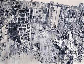 Untitled (from the Stores series) by 
																	Tammam Azzam