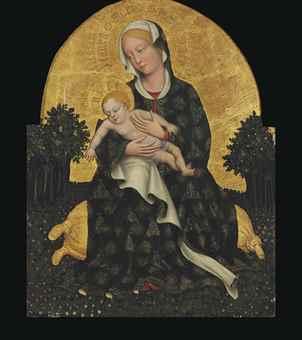 The Madonna of Humility by 
																	 Zanino di Pietro