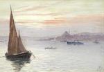 Views of Constantinople from the Bosphorus by 
																			Halid Naci