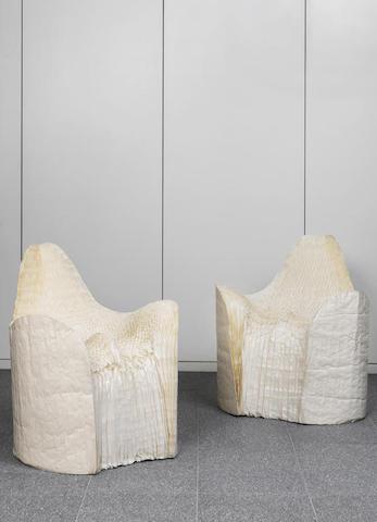 Two Honey Pop Chairs by 
																			Tokujin Yoshioka