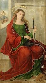 Saint Lucy; and Saint Catherine by 
																			 Tamara Master