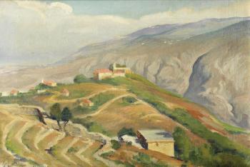 View of Zaarour by 
																	Moustapha Farroukh