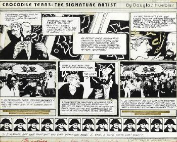 Crocodile Tears: The Signature Artist, 1984 by 
																	Douglas Huebler
