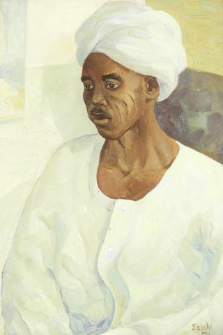 Portrait of a Sudanese Gentleman by 
																	Ibrahim el Salahi