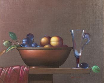 Fruit still-life by 
																	Jan Palmu