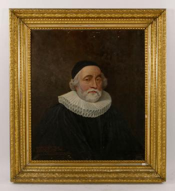 Portrait of James Ussher, Archbishop of Armagh by 
																			Edward Burrill