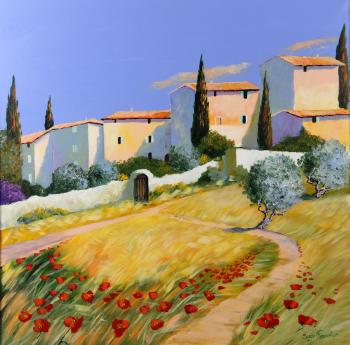 Village en Provence by 
																			Serge Renaudier