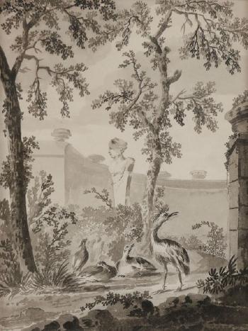 Oiseaux dans un parc by 
																			Diderick-Herman Cuypers