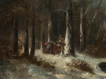 Gathering The Brushwood by 
																			Ivan Endogourov