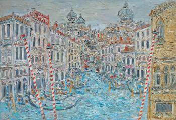 Canal à Venise by 
																	Jacques Ostapoff