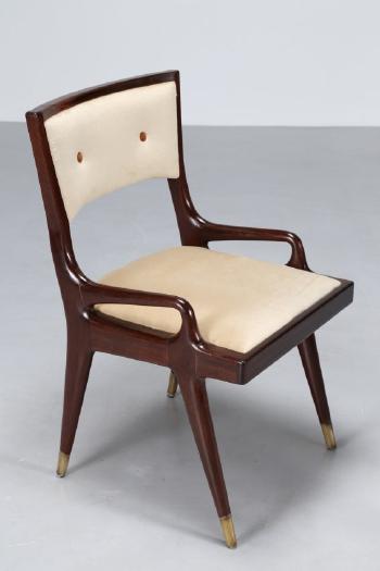 Rare pair of armchairs by 
																			Ruggero Farina Morez