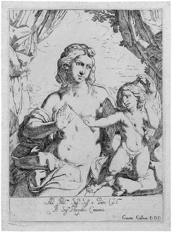 Venus und Amor by 
																	Giacomo Gallinari