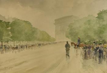 Revue sur les Champs-Élysées by 
																	Francis Garat