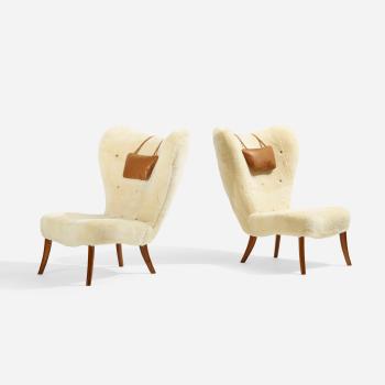 Pragh lounge chairs by 
																			 Madsen & Schubel
