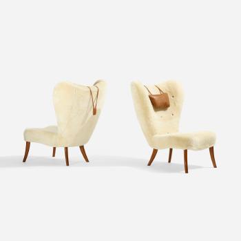 Pragh lounge chairs by 
																			 Madsen & Schubel