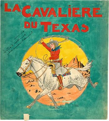 La cavalière du Texas by 
																	Etienne le Rallic