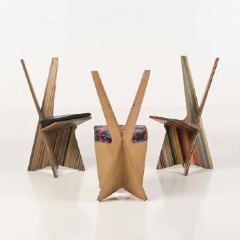 Chaises by 
																			Bernard Brousse