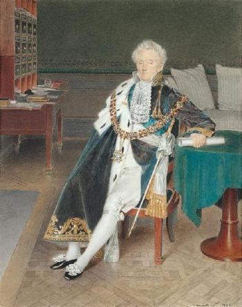 Portrait de Ambroise Polycarpe Vicomte de La Rochefoucauld, 1er Duc de Doudeauville (1765-1841) by 
																	Jean Lubin Vauzelle