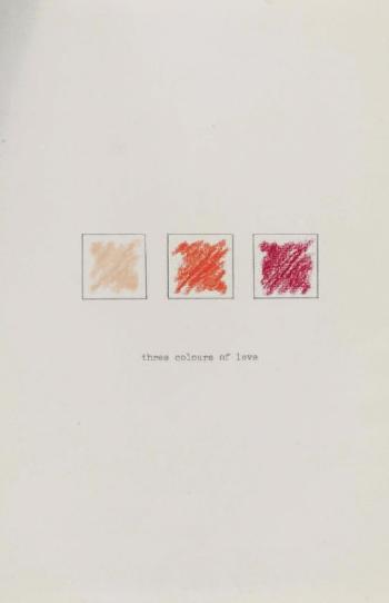 Three colours of love by 
																	Jiri Valoch