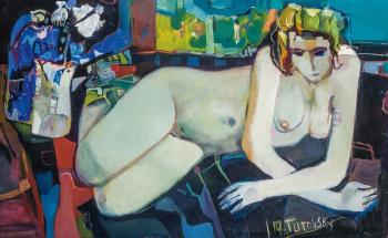 Reclining nude by 
																			Mikhail Turowsky
