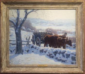 Winter Work, Conn by 
																			Edward Charles Volkert