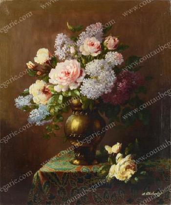Vase fleuri by 
																			Nikolai Andrejewitsch Okolowitsch