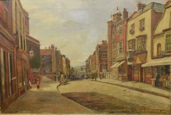 Guildford High Street by 
																			Henry James Sage