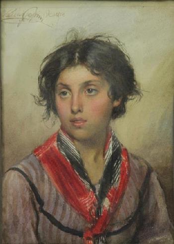 Gypsy girl by 
																			Ludwig Johann Passini