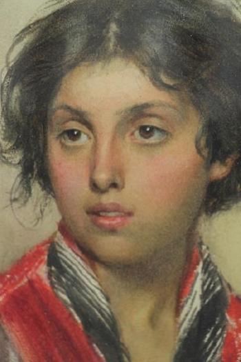 Gypsy girl by 
																			Ludwig Johann Passini