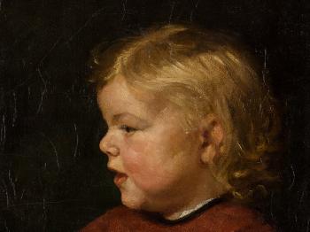 Portrait of a Boy by 
																			Hermann Behmer