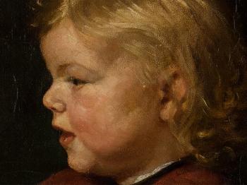 Portrait of a Boy by 
																			Hermann Behmer